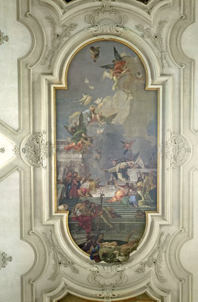 La institución del rosario por San Domingo de Giovanni Battista Tiepolo